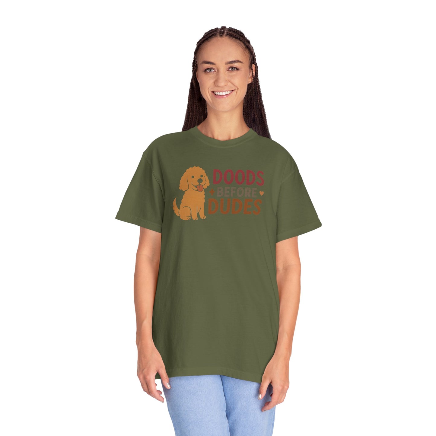 Doods Before Dudes Shirt, Fun Dog Lover T-Shirt, Unisex Tee for Pet Owners, Casual Apparel for Dog Lovers, Great Gift for Dog Moms