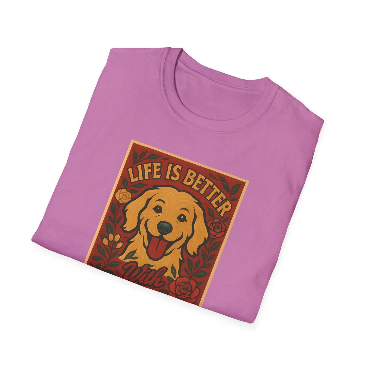 Doodle Pet T-Shirt - Life is Better with a Doodle Design, Cute Pet Shirts and Apparel, Gifts for Mom