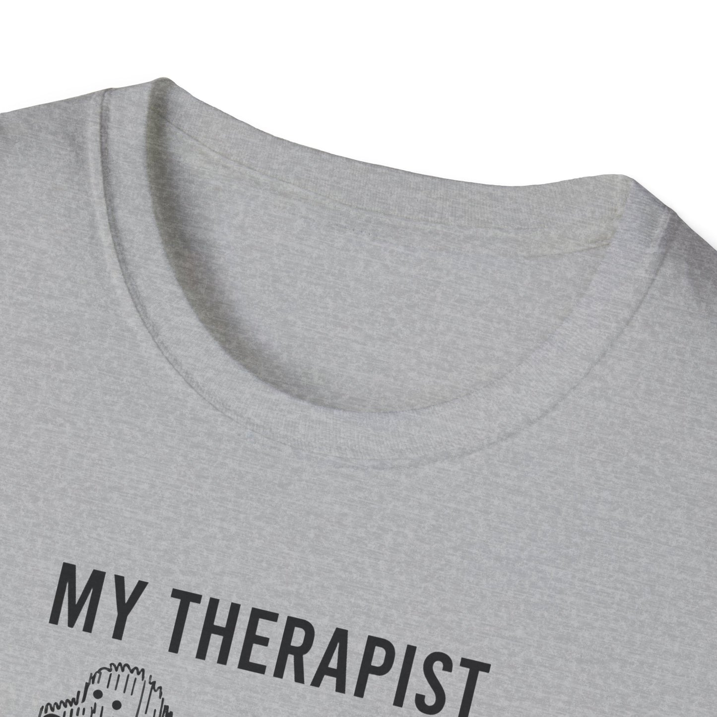My Therapist Has Four Legs, Unisex Dog T-Shirt, Funny Animal Tee, Pet Lover Gift, Canine Support Shirt, Dog Mom Shirt