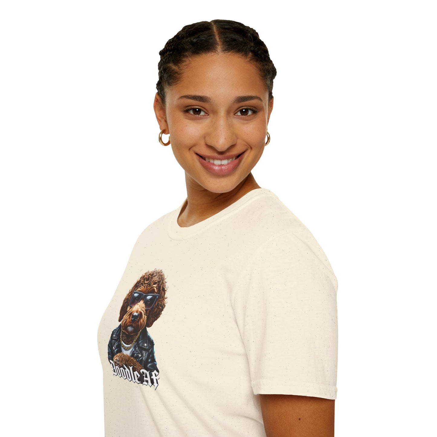 Doodle AF, Cool Doodle Dog Unisex T-Shirt, Pet Lover Gift, Dog Apparel, Dog Mom, Funny Animal Tee