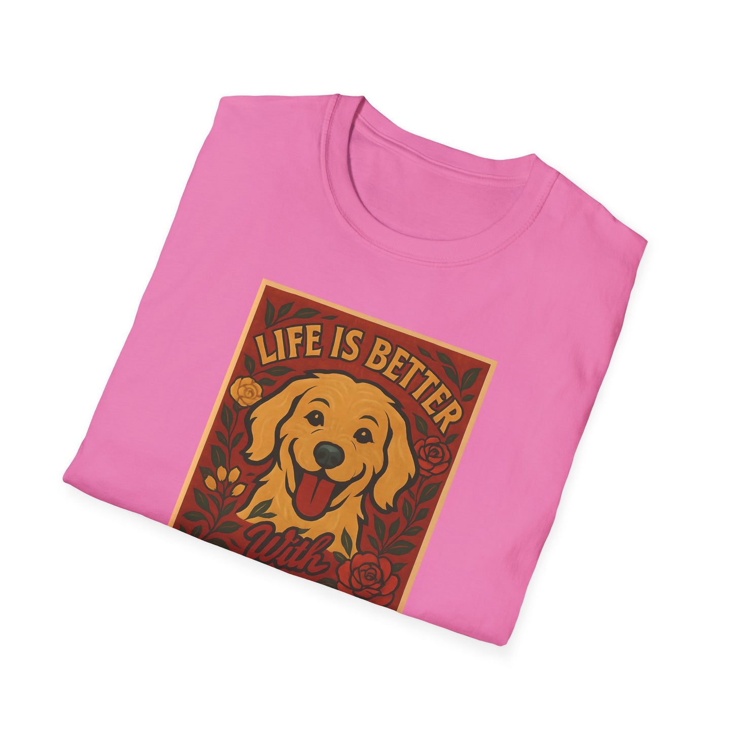 Doodle Pet T-Shirt - Life is Better with a Doodle Design, Cute Pet Shirts and Apparel, Gifts for Mom