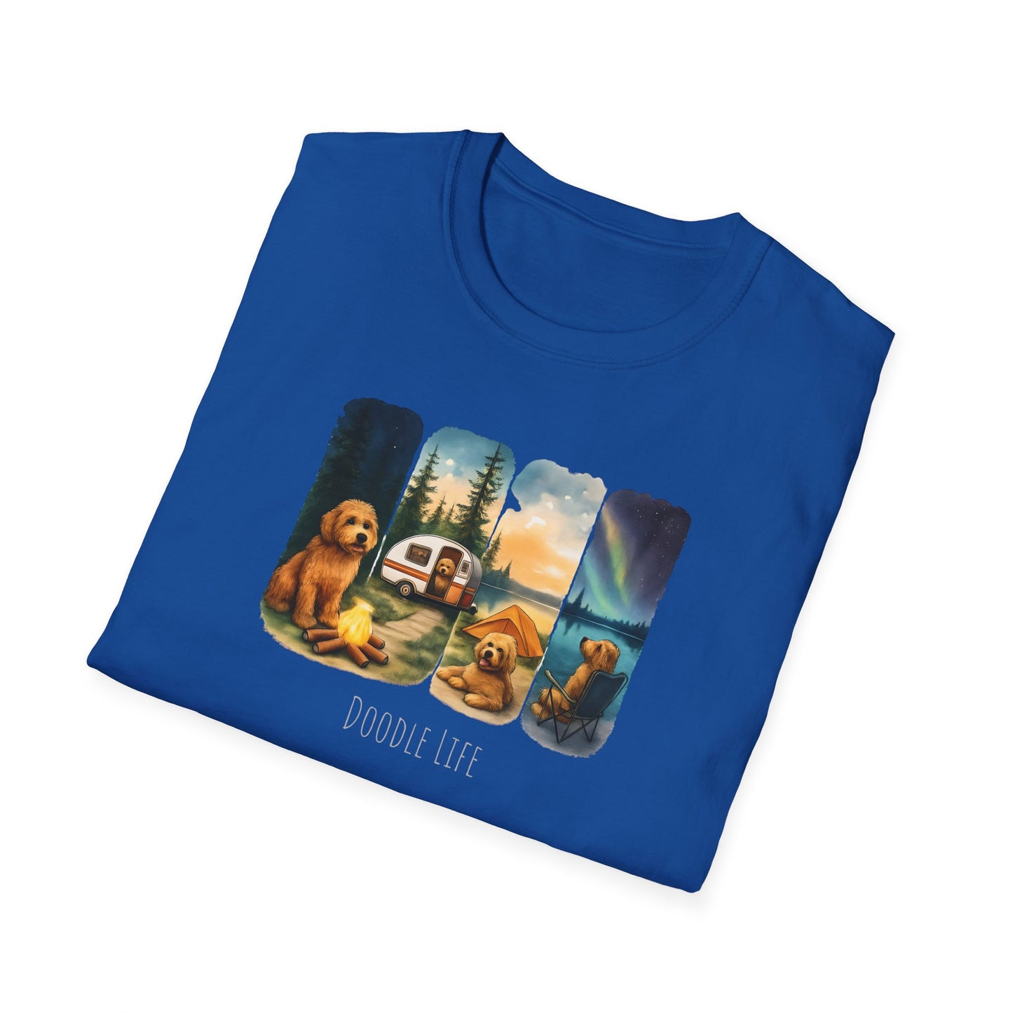 Doodle Life. Travel Dog Lover T-Shirt, Cute Pet Camping Tee, Adventure Shirt, Gifts for Dog Owners, Doodle Travel T-Shirt
