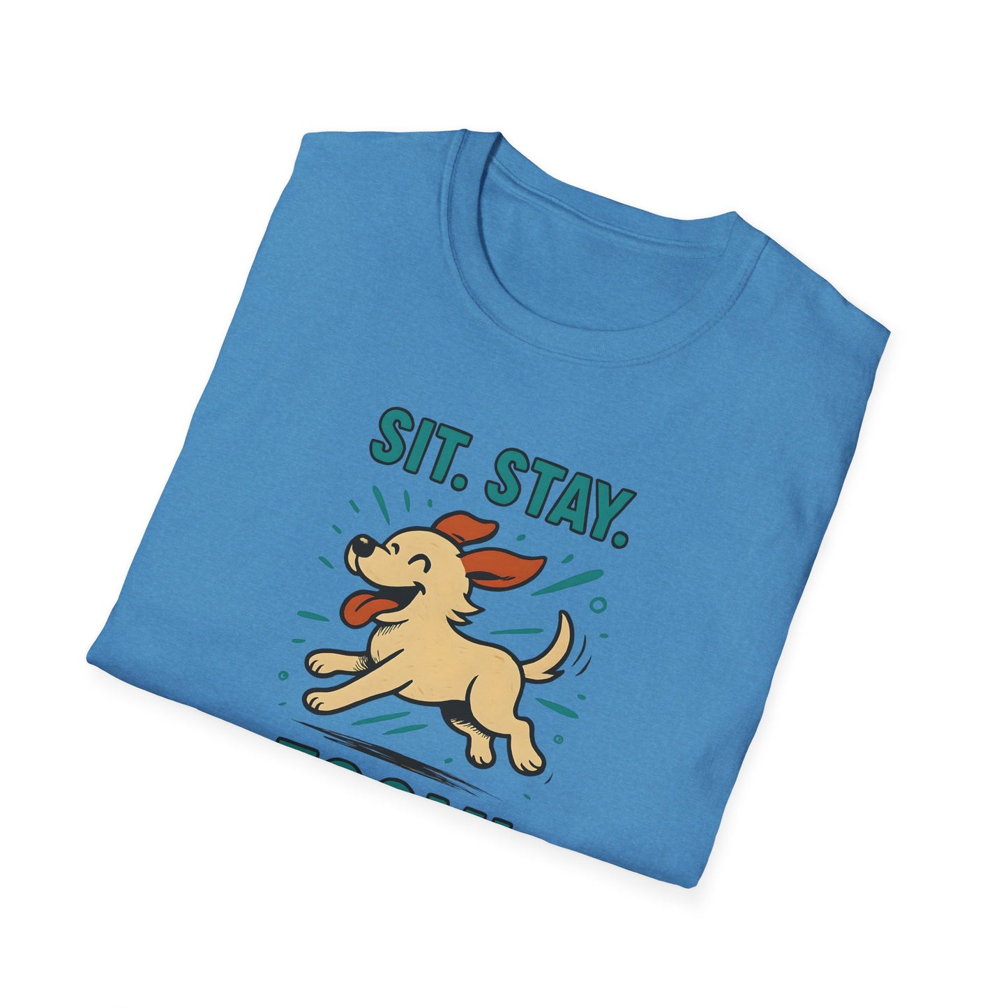 Sit. Stay. Zoom. Playful Doodle Dog Lover T-Shirt, Pet Gift, Funny Tee for Dog Owners, Gift for Moms