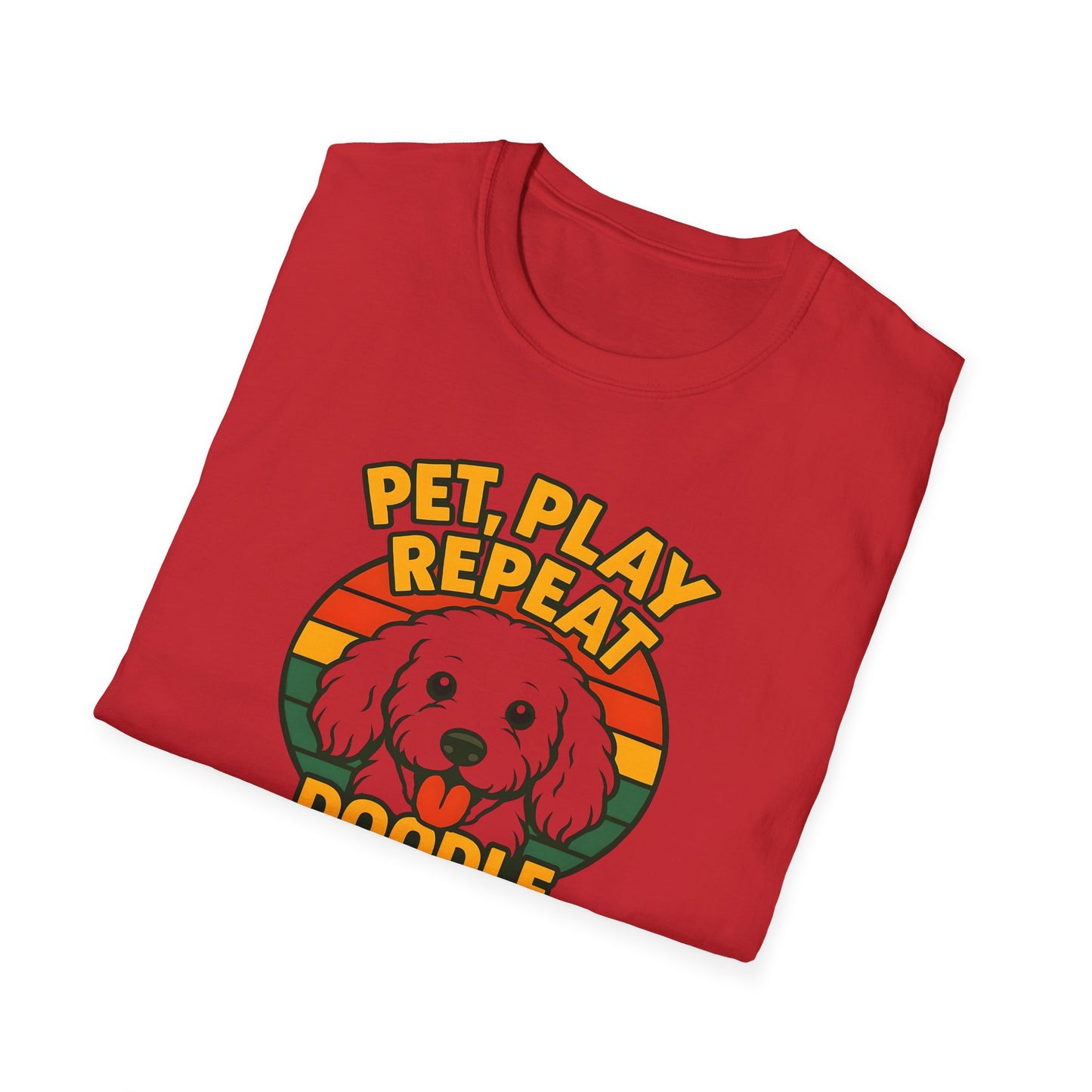 Pet. Play. Repeat. Doodle Life Pet Lover T-Shirt, Cute Dog Shirt, Pet Play Repeat Tee, Gift for Dog Owners, Animal Lover Apparel
