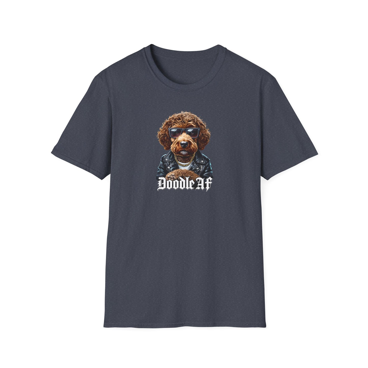 Doodle AF, Cool Doodle Dog Unisex T-Shirt, Pet Lover Gift, Dog Apparel, Dog Mom, Funny Animal Tee
