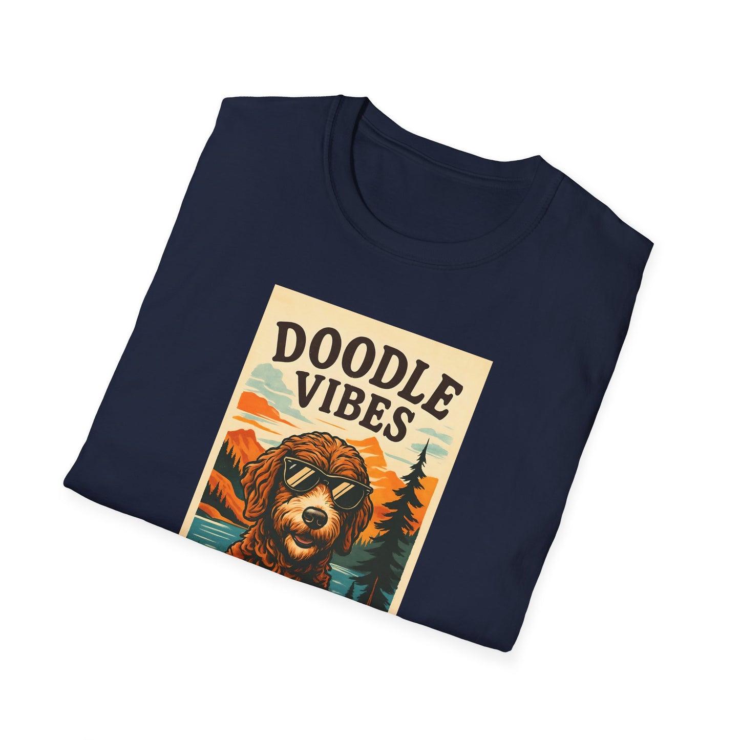 Doodle Vibes. Unisex T-Shirt, Funny Dog Tee, Gift for Pet Lovers, Casual Wear, Dog Enthusiast Shirt, Summer Fashion
