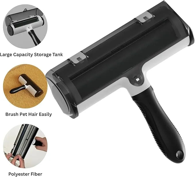 The Miracle Brands Pet Hair & Lint Remover β Reusable Self-Cleaning Roller Brush