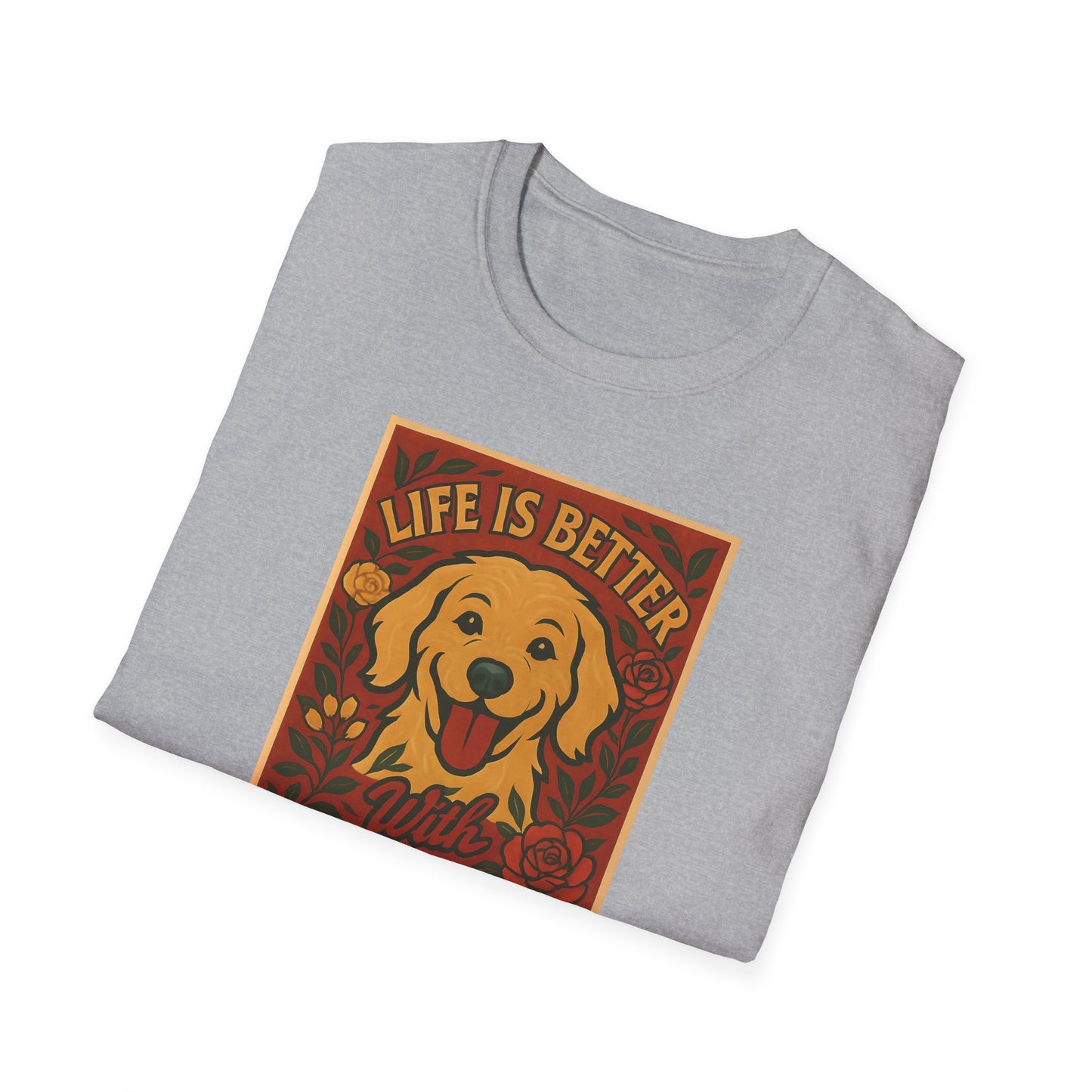 Doodle Pet T-Shirt - Life is Better with a Doodle Design, Cute Pet Shirts and Apparel, Gifts for Mom