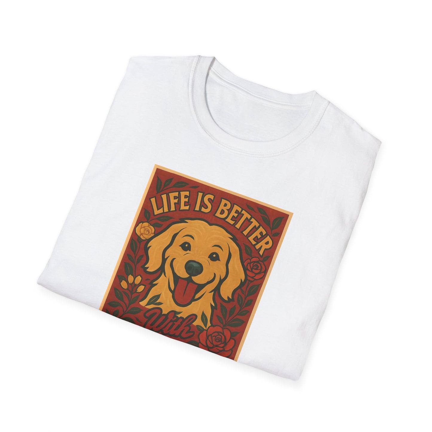 Doodle Pet T-Shirt - Life is Better with a Doodle Design, Cute Pet Shirts and Apparel, Gifts for Mom