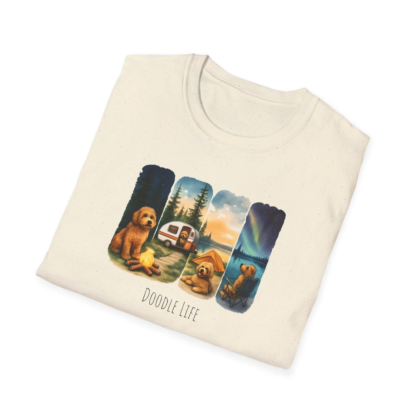 Doodle Life. Travel Dog Lover T-Shirt, Cute Pet Camping Tee, Adventure Shirt, Gifts for Dog Owners, Doodle Travel T-Shirt