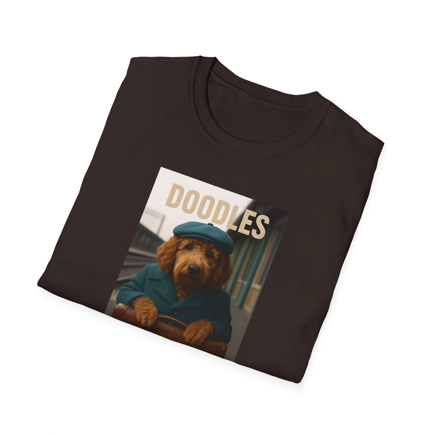 Doodles Need Vacations Too, Unisex Softstyle T-Shirt, Cute Dog Vacation Tee, Pet Lover Gift, Animal Apparel, Funny Dog T-Shirt