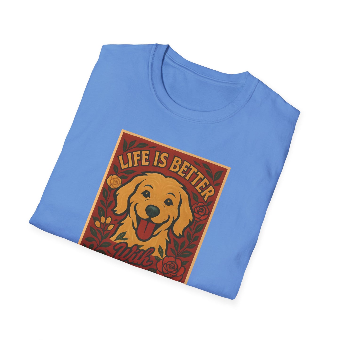 Doodle Pet T-Shirt - Life is Better with a Doodle Design, Cute Pet Shirts and Apparel, Gifts for Mom