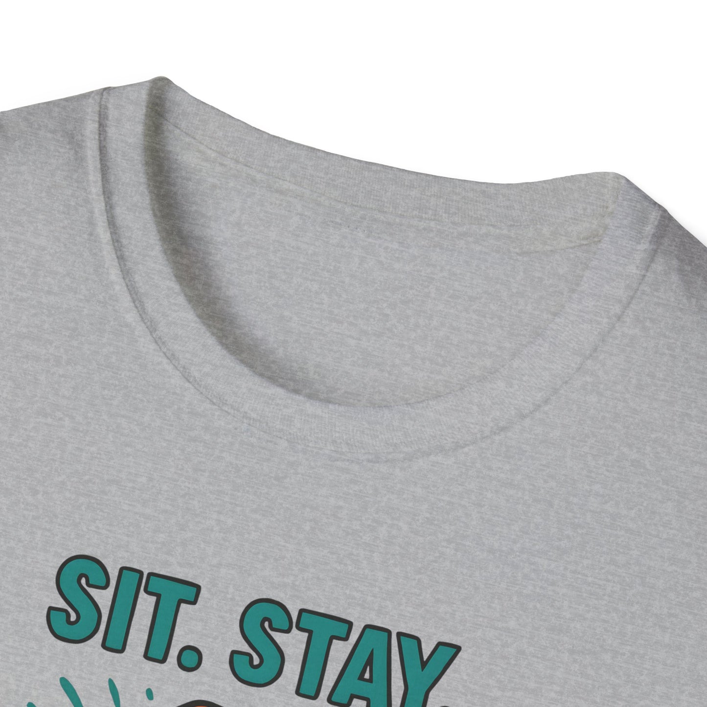 Sit. Stay. Zoom. Playful Doodle Dog Lover T-Shirt, Pet Gift, Funny Tee for Dog Owners, Gift for Moms