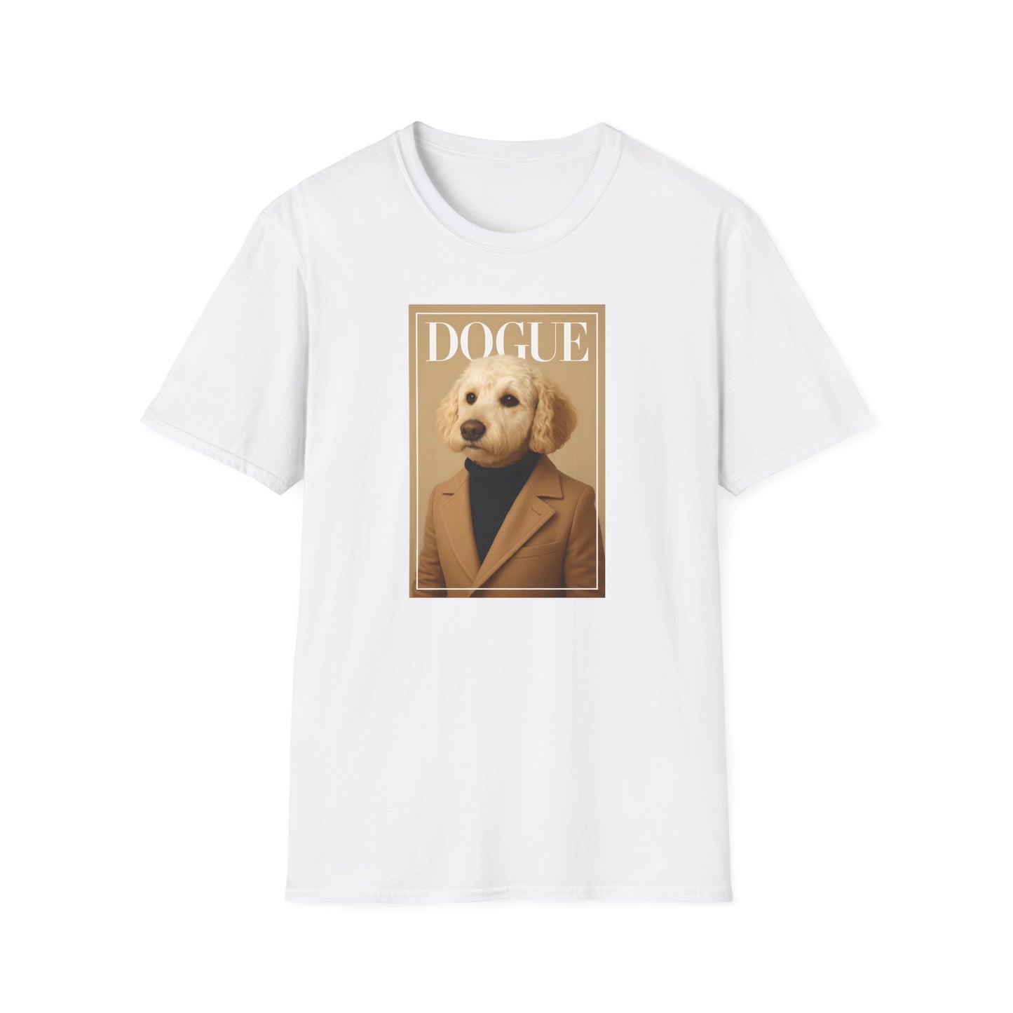 Dogue Magazine Cover. Themed Unisex T-Shirt - Fun Pet Lover Gift, Dog Mom Apparel