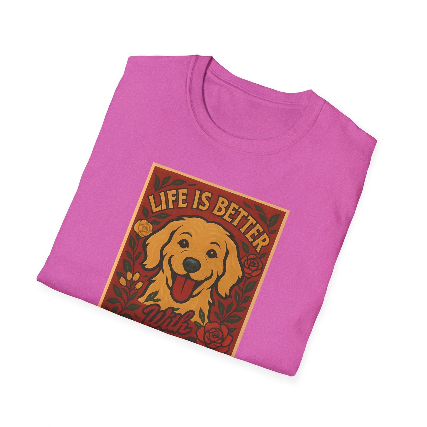 Doodle Pet T-Shirt - Life is Better with a Doodle Design, Cute Pet Shirts and Apparel, Gifts for Mom