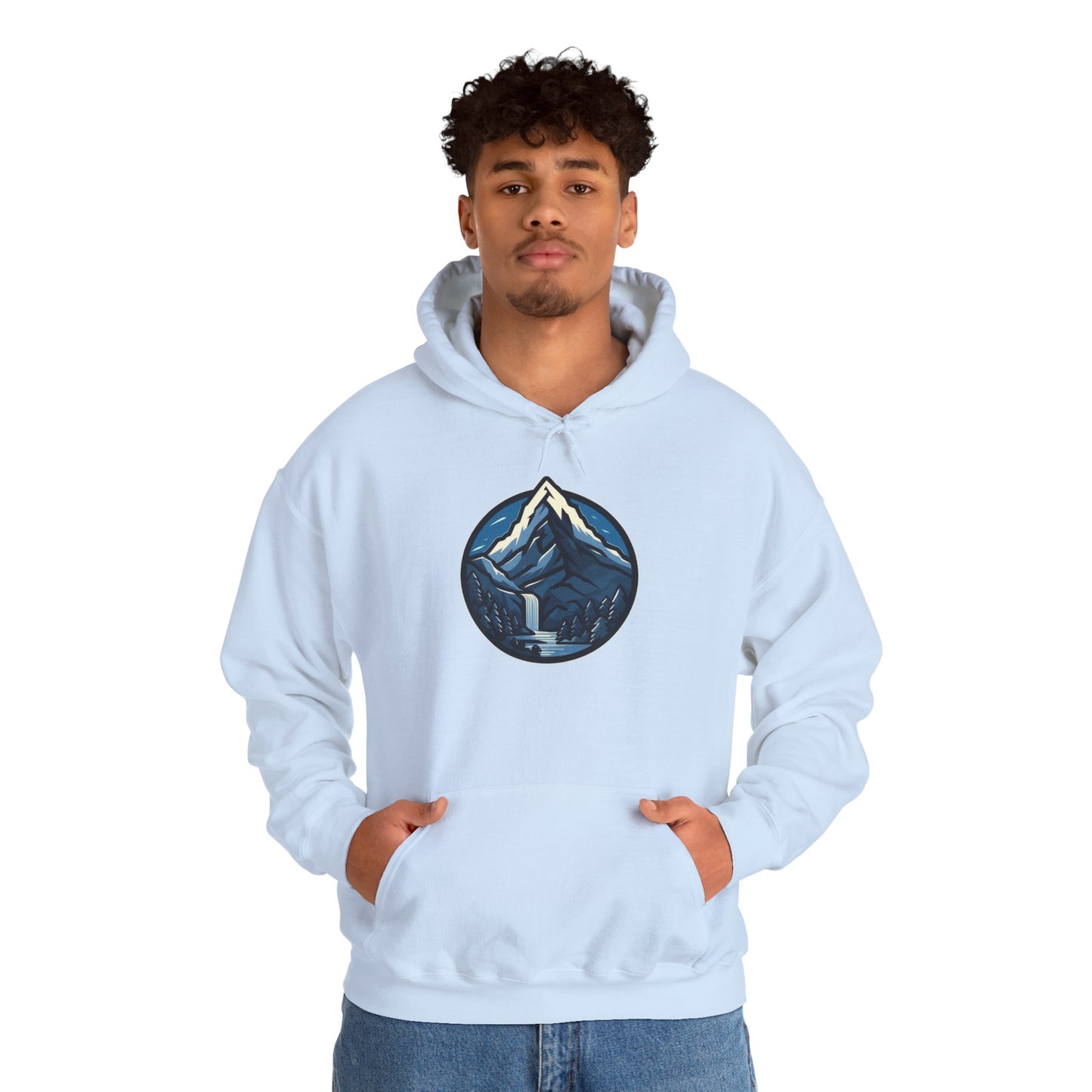 Blue Mountain Waterfall Hoodie