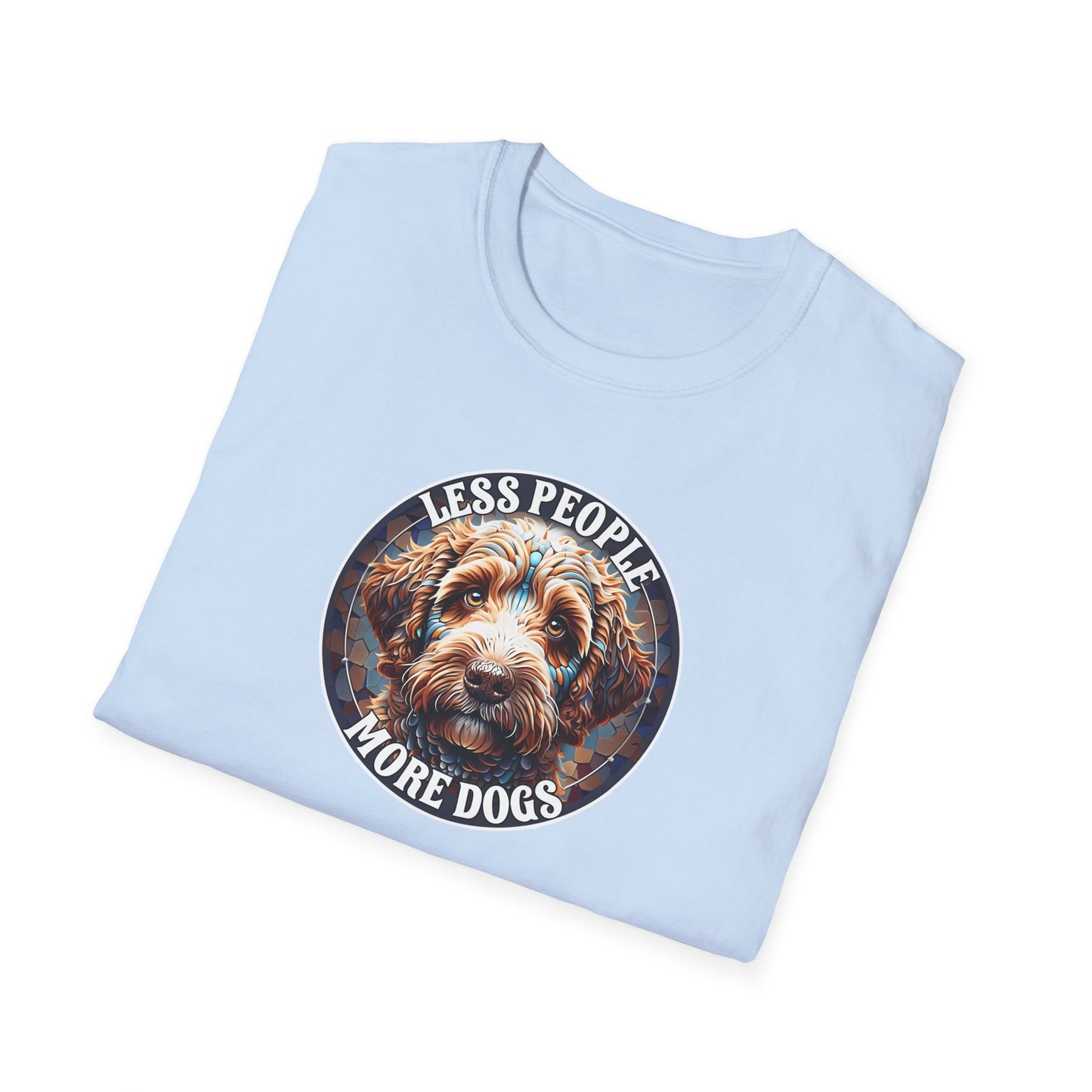 Less People More Dogs, T-Shirt, Funny Dog Lover Tee, Pet Owner Gift, Unisex Animal Shirt, Casual Wear, Doggie Apparel