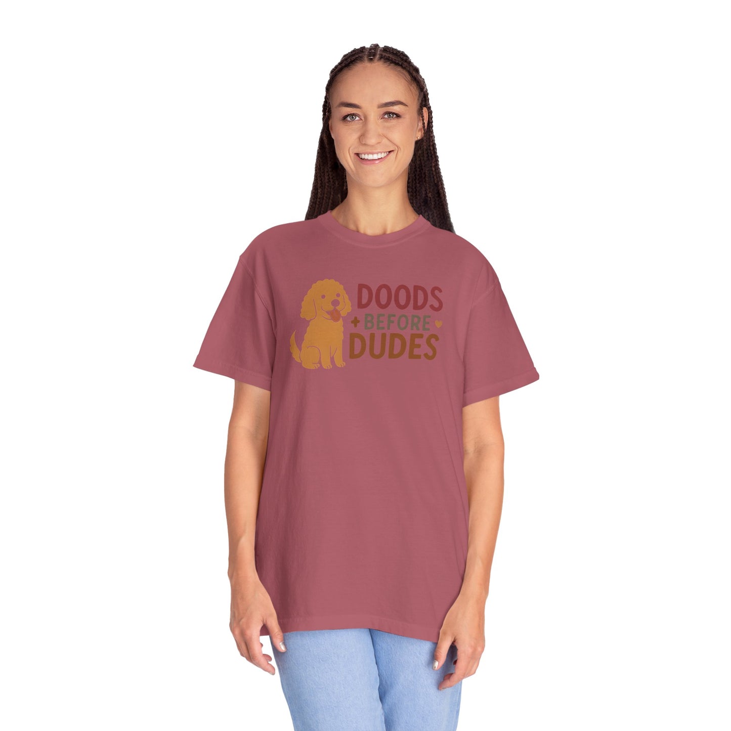 Doods Before Dudes Shirt, Fun Dog Lover T-Shirt, Unisex Tee for Pet Owners, Casual Apparel for Dog Lovers, Great Gift for Dog Moms