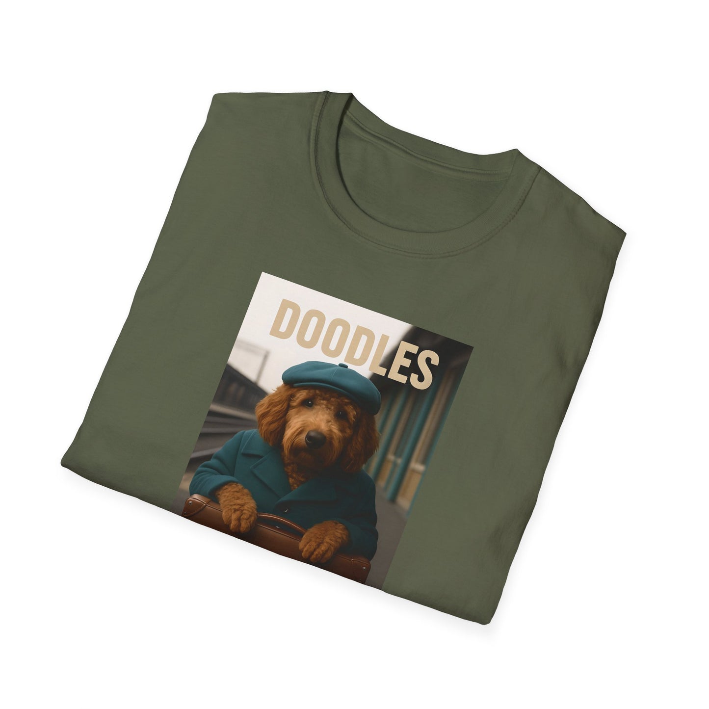 Doodles Need Vacations Too, Unisex Softstyle T-Shirt, Cute Dog Vacation Tee, Pet Lover Gift, Animal Apparel, Funny Dog T-Shirt