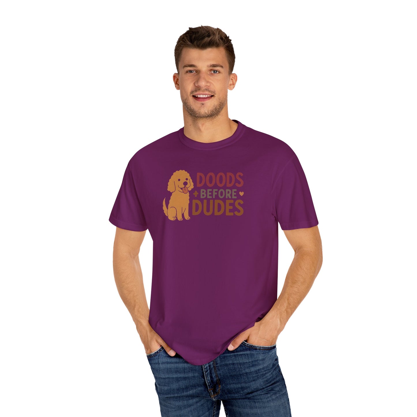 Doods Before Dudes Shirt, Fun Dog Lover T-Shirt, Unisex Tee for Pet Owners, Casual Apparel for Dog Lovers, Great Gift for Dog Moms