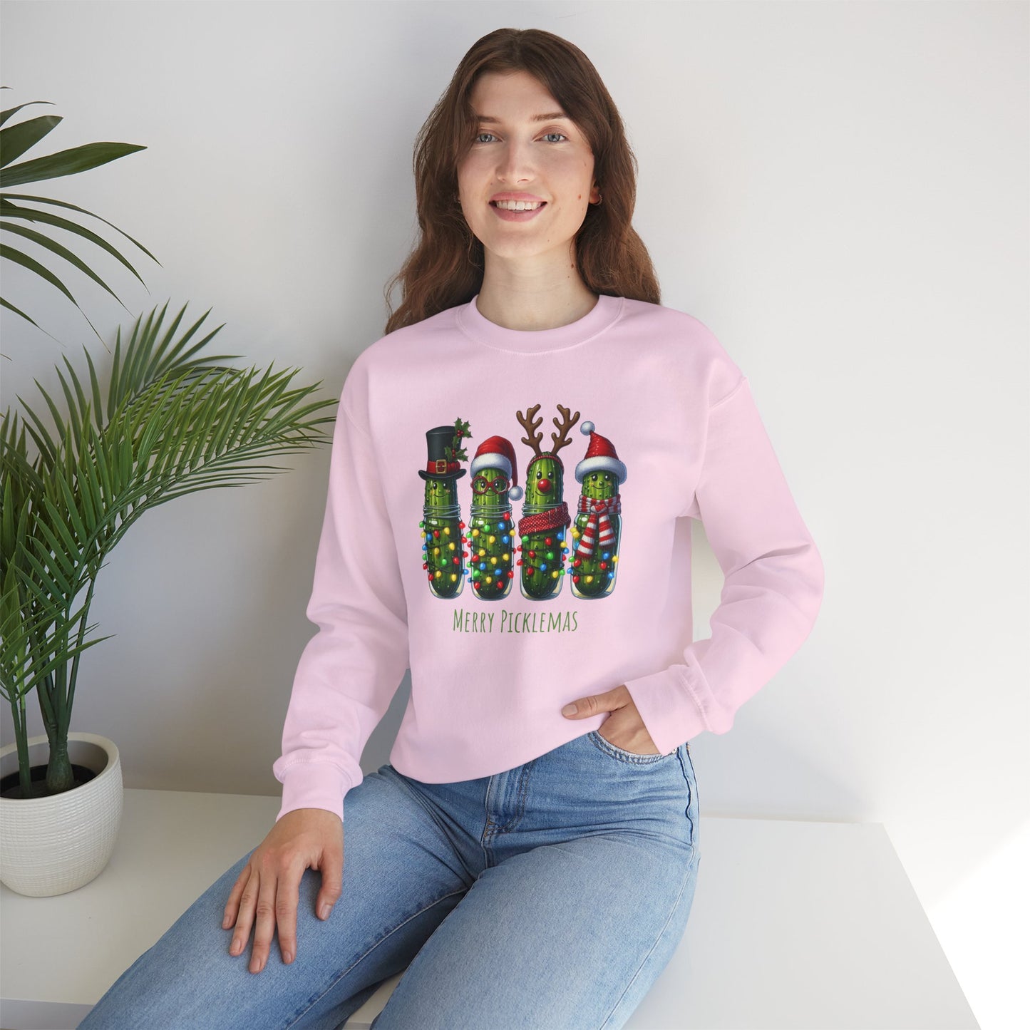 Christmas Is A Big Dill: Ugly Sweater: Holiday Cheer, Funny Gift for Pickle Lovers, Christmas Apparel