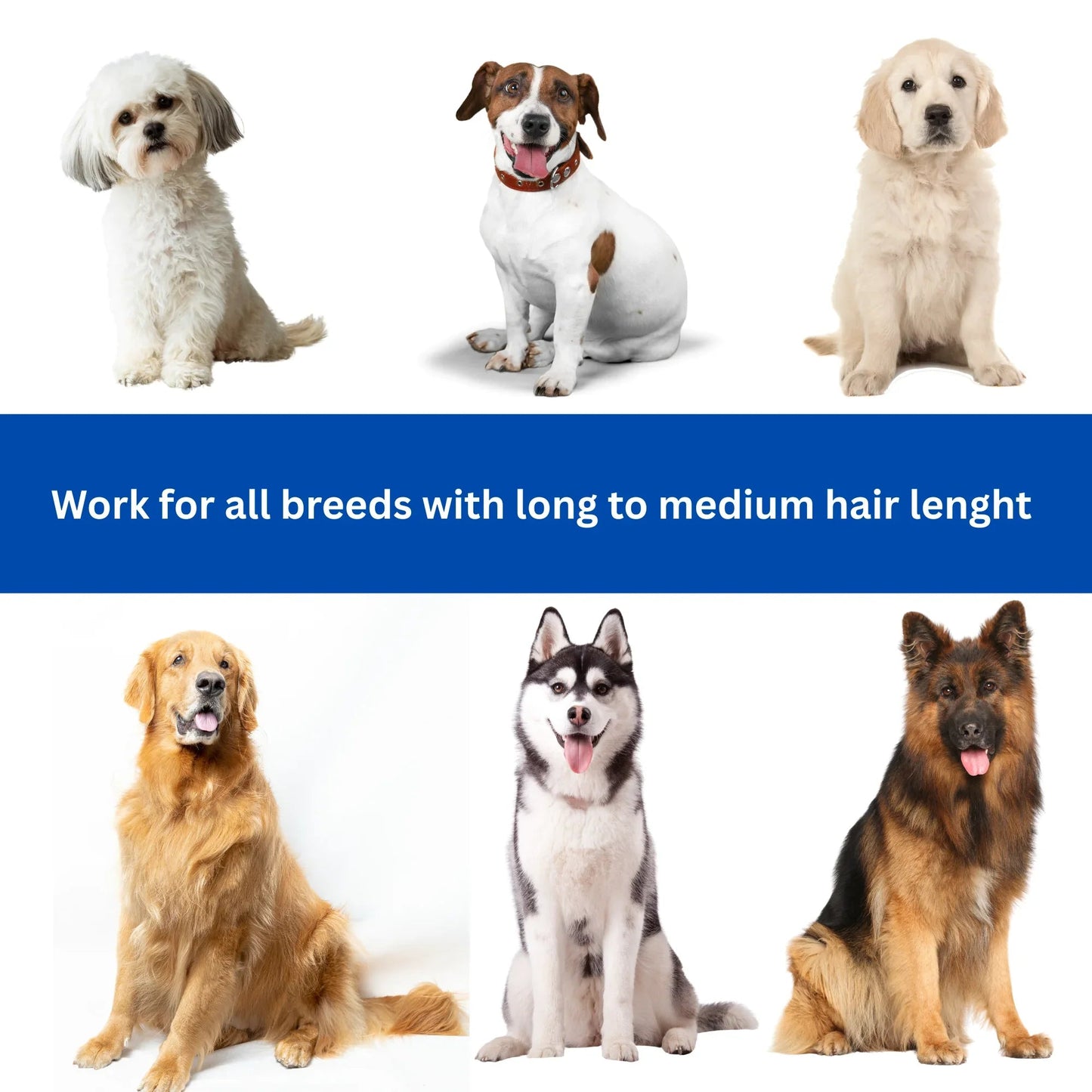 The Miracle Brands Wooden Handle Pet Slicker Brush – Black, Long Pin Grooming Brush