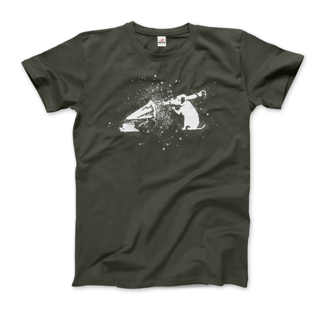 Banksy Rocket Dog (His Master’s Voice) Street Art T-Shirt