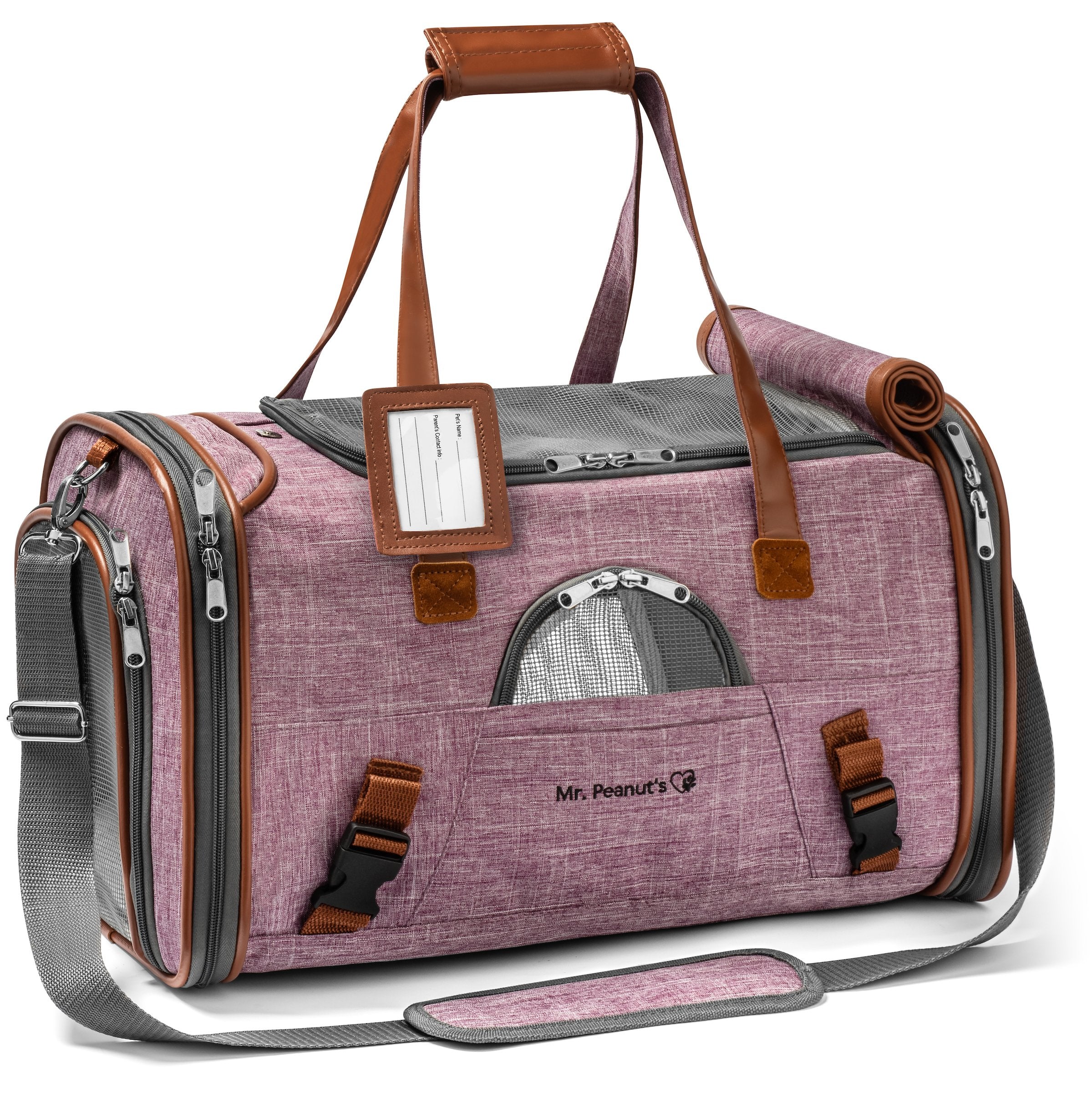 Mr. Peanut's Gold Series Standard Size Airline Compliant Pet Carrier