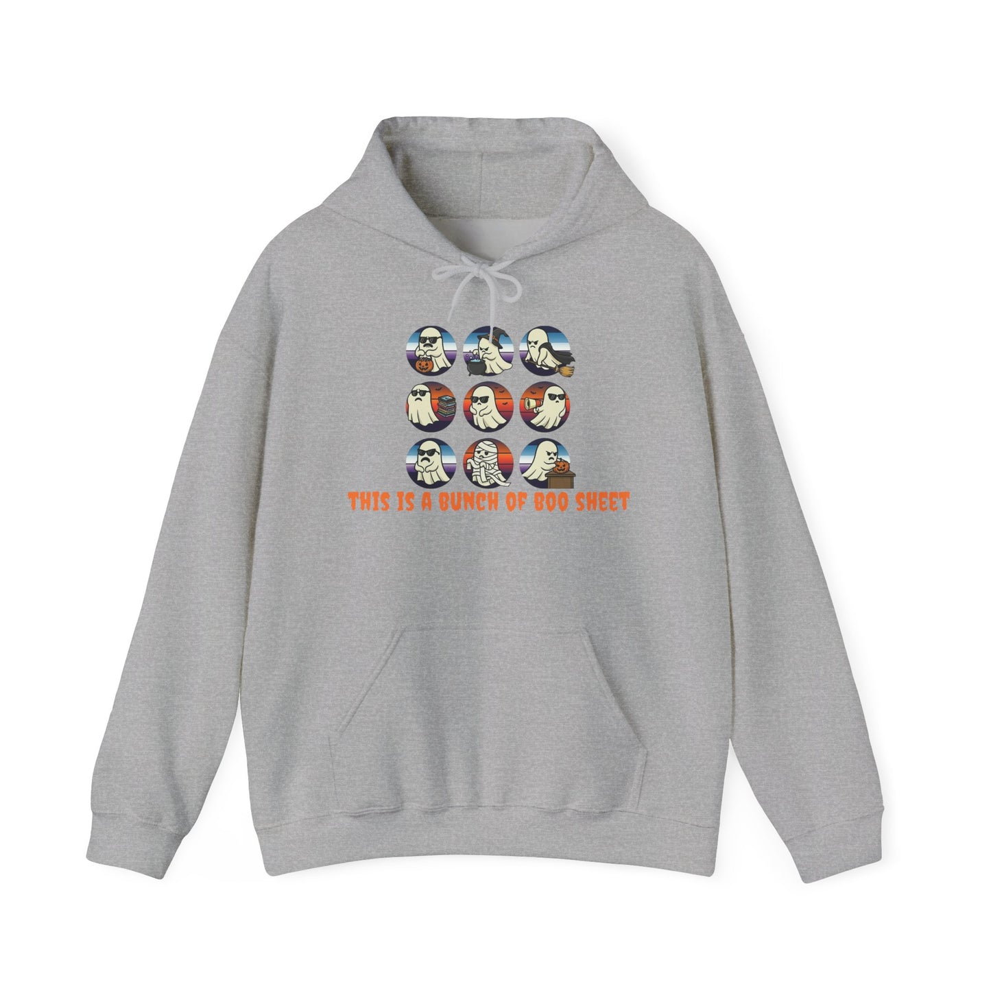 Funny Graphic Hoodie: This Is A Bunch Of Boo Sheet, Humor Sweatshirt, Unisex Pullover, Halloween Gift