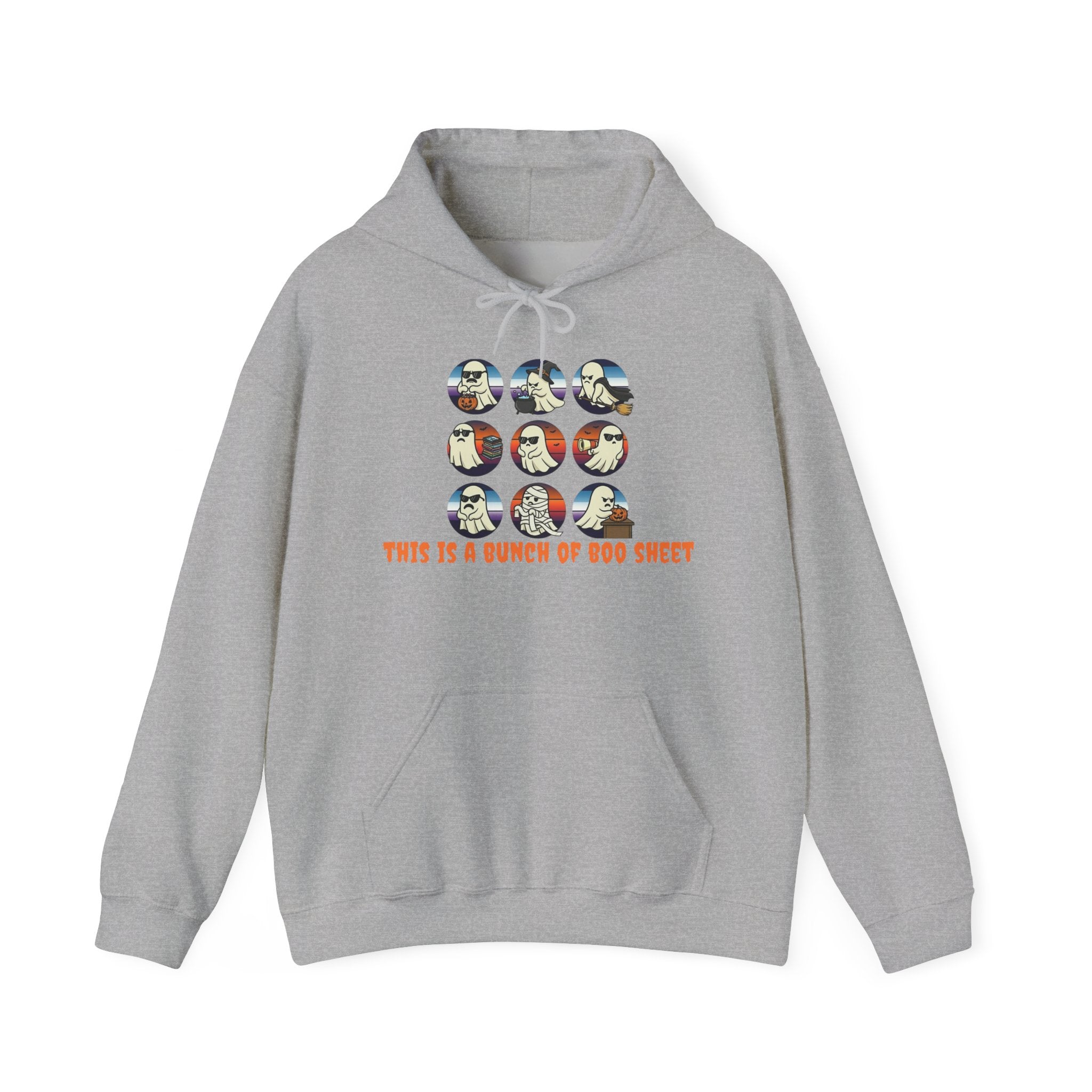 Funny Graphic Hoodie: This Is A Bunch Of Boo Sheet, Humor Sweatshirt, Unisex Pullover, Halloween Gift