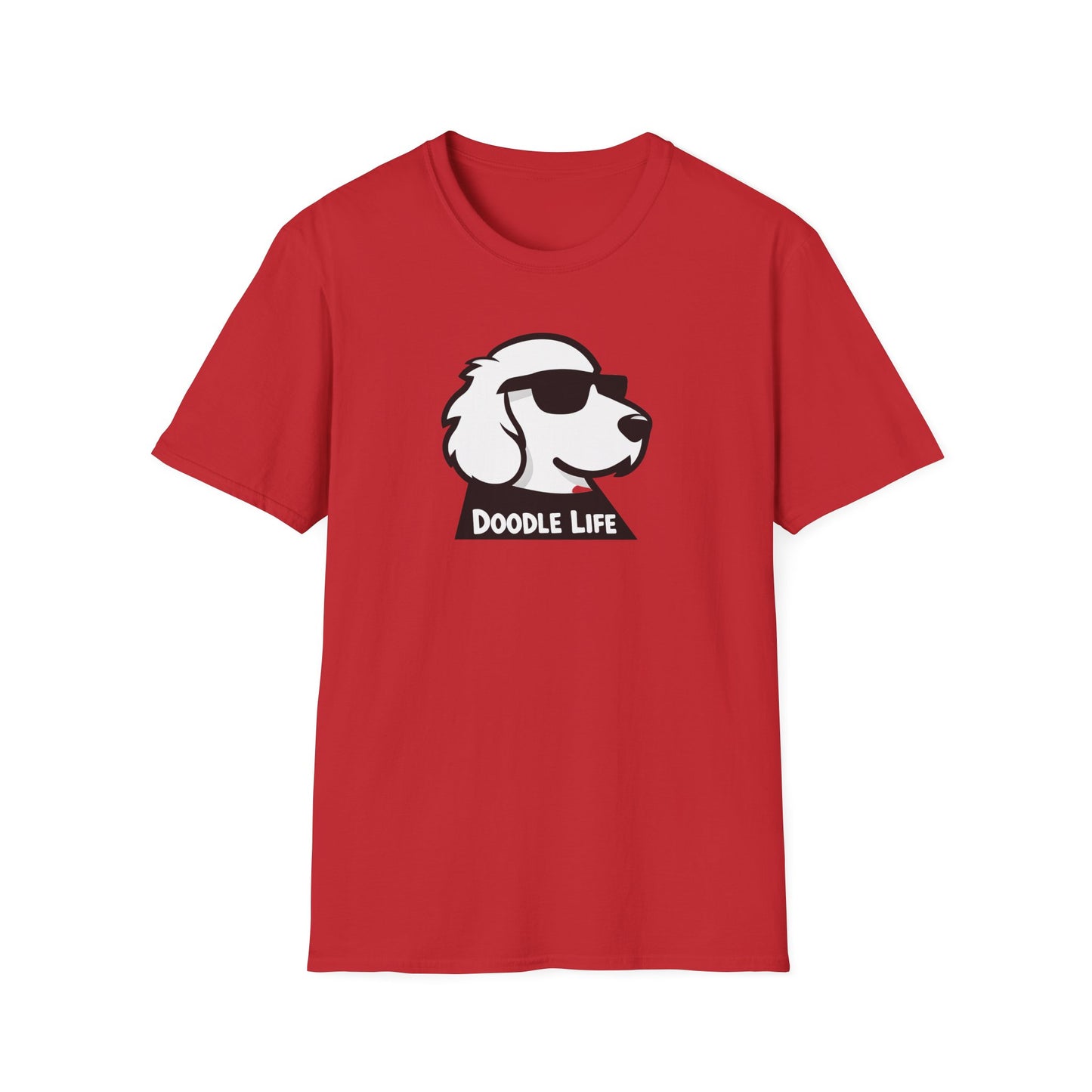 Doodle Life Unisex Softstyle T-Shirt, Dog Lover Gift, Pet Owner Apparel, Funny T-Shirt