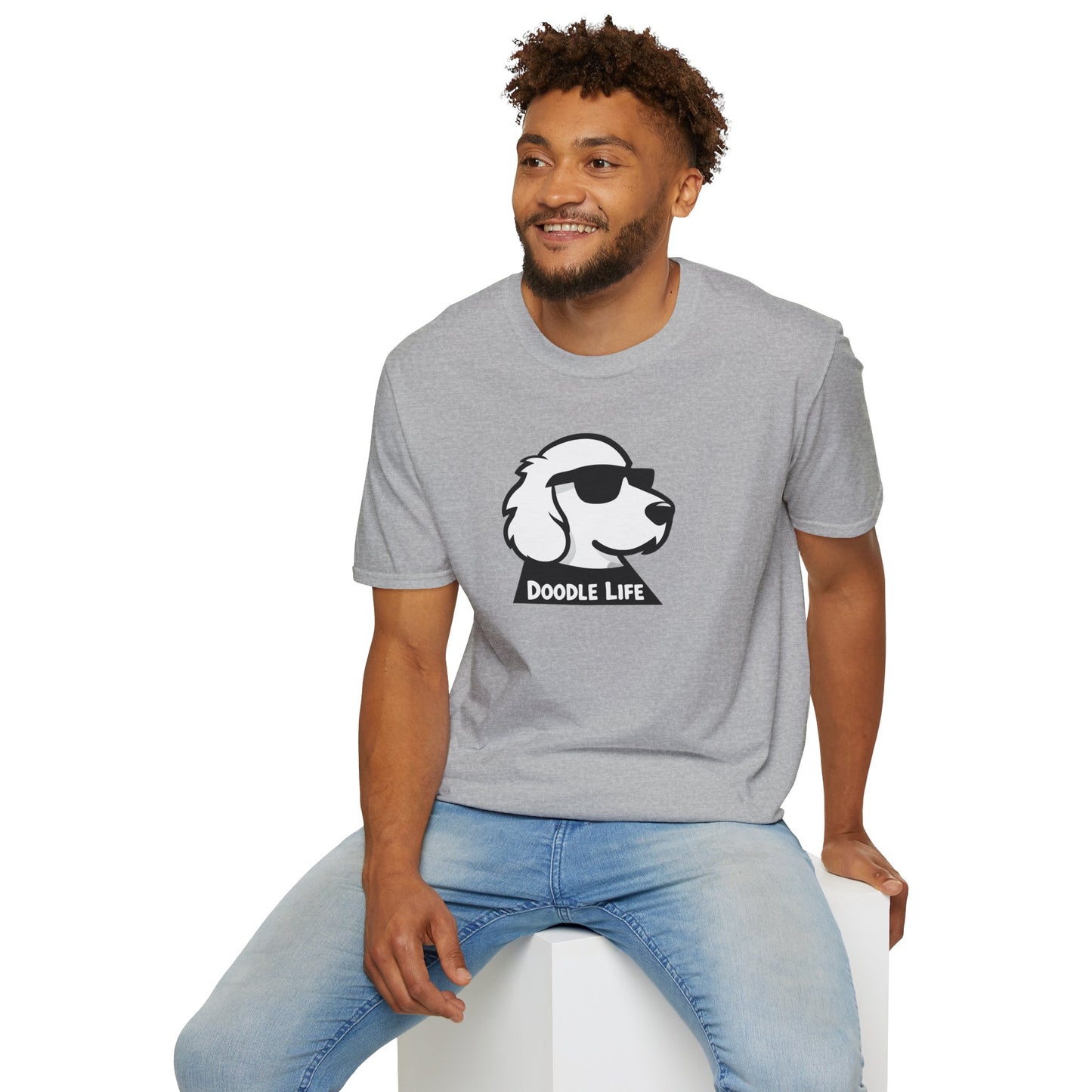Doodle Life Unisex Softstyle T-Shirt, Dog Lover Gift, Pet Owner Apparel, Funny T-Shirt