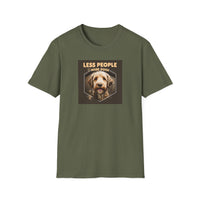 Unisex Dog Lover T-Shirt, Less People More Dogs, Pet Owner Gift, Casual Wear, Birthday Gift, Animal Lover Tee