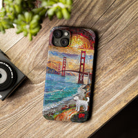 Mountain Landscape Slim Mobile Phone Cases, Phone Accessories, Doodle Dog Cell Phone Case