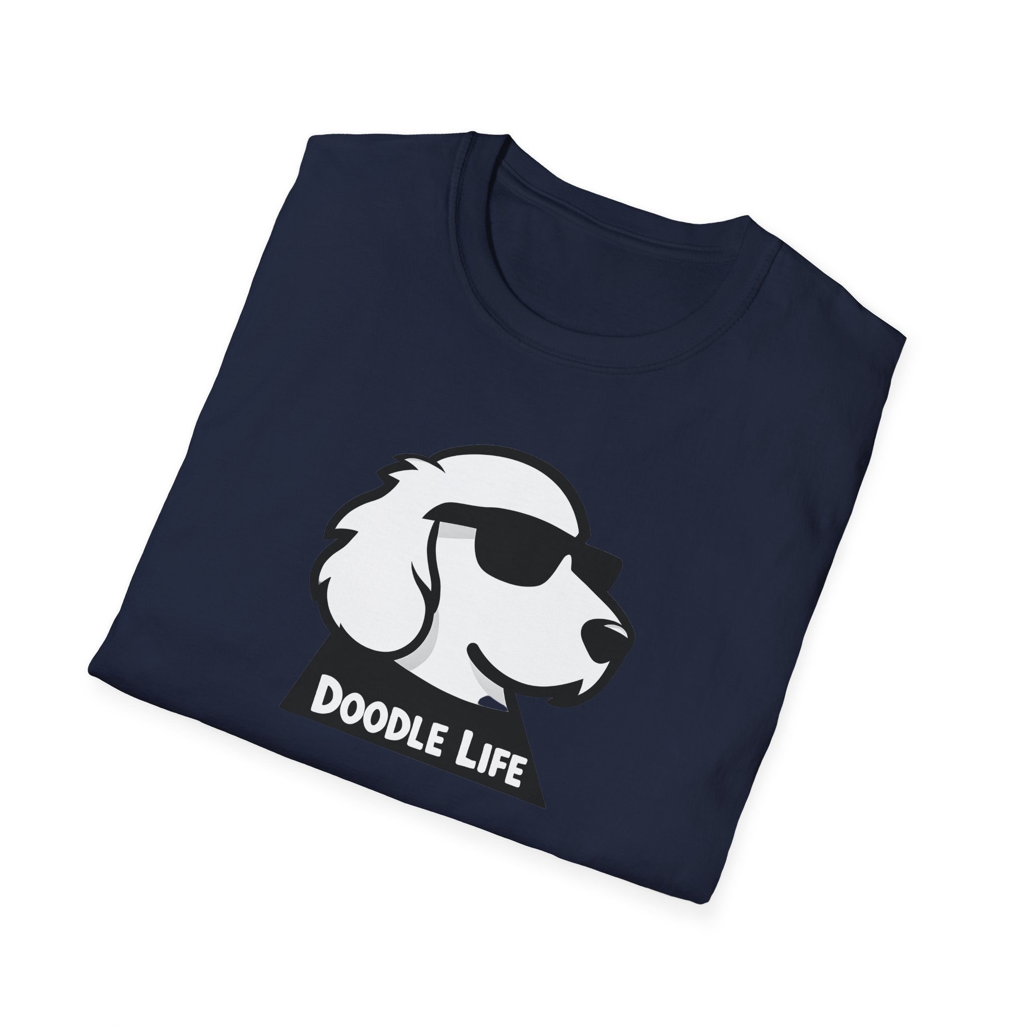 Doodle Life Unisex Softstyle T-Shirt, Dog Lover Gift, Pet Owner Apparel, Funny T-Shirt