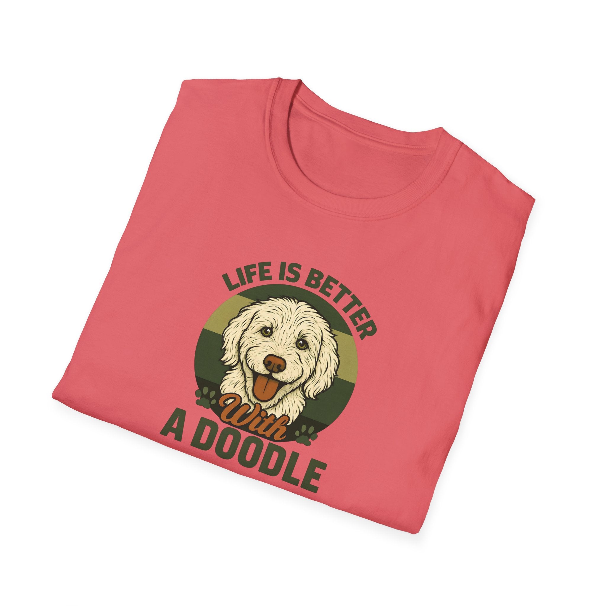 Life is Better with a Doodle, T-Shirt for Dog Lovers, Cute Pet Tee, Unisex Graphic Tee, Gift for Dog Parents, Animal Lovers Apparel
