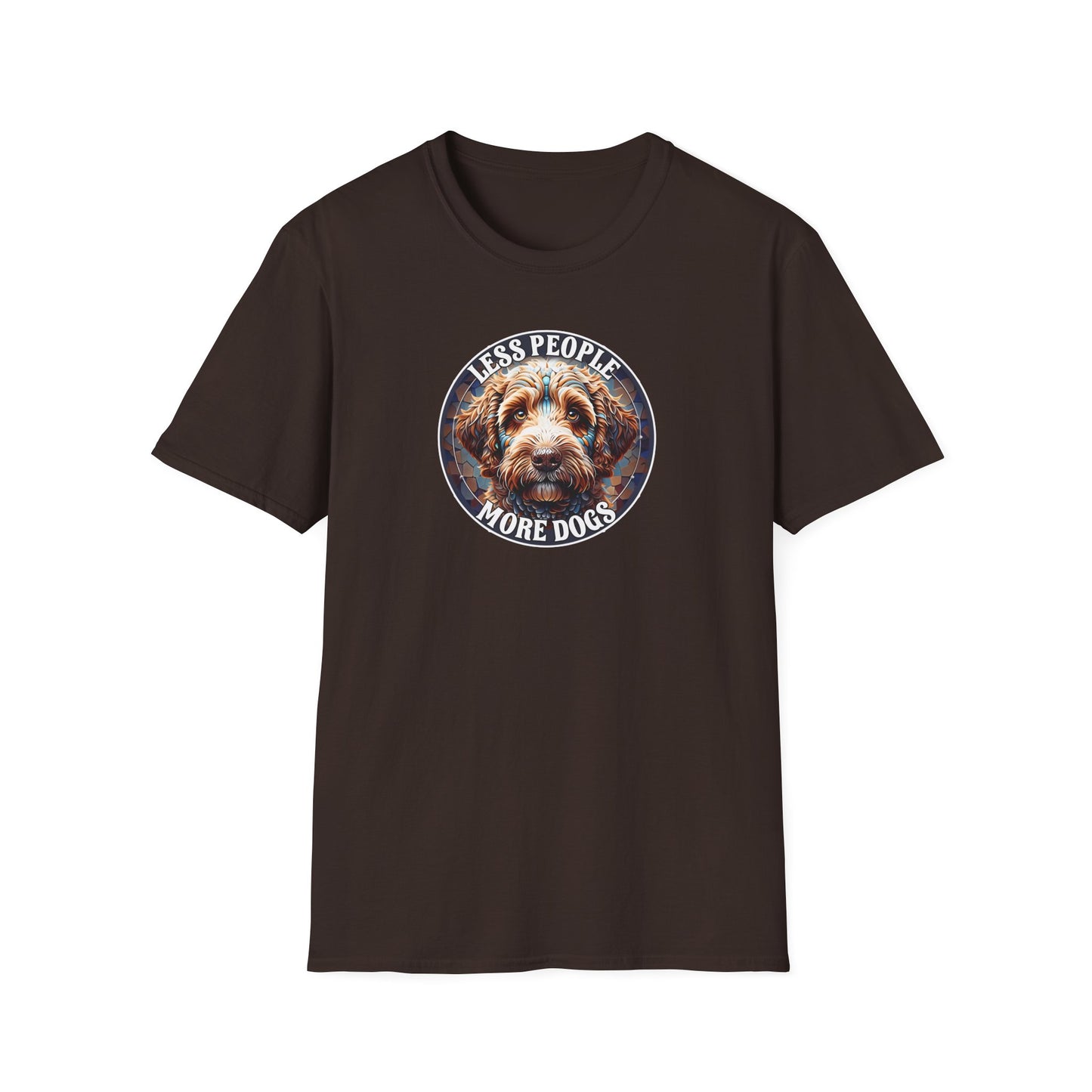 Less People More Dogs, T-Shirt, Funny Dog Lover Tee, Pet Owner Gift, Unisex Animal Shirt, Casual Wear, Doggie Apparel