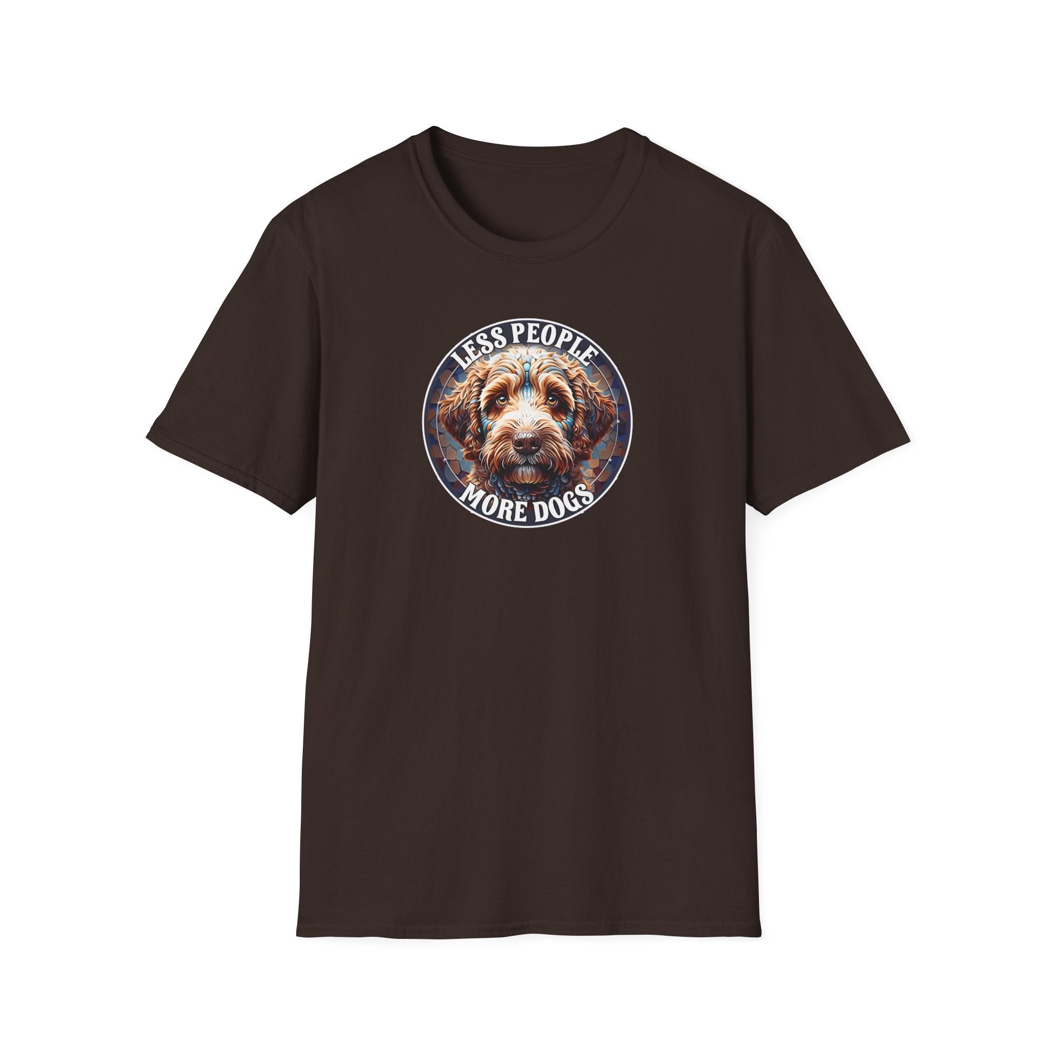 Less People More Dogs, T-Shirt, Funny Dog Lover Tee, Pet Owner Gift, Unisex Animal Shirt, Casual Wear, Doggie Apparel