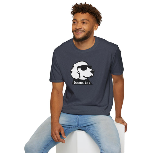 Doodle Life Unisex Softstyle T-Shirt, Dog Lover Gift, Pet Owner Apparel, Funny T-Shirt