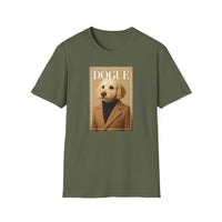 Dogue Magazine Cover. Themed Unisex T-Shirt - Fun Pet Lover Gift, Dog Mom Apparel