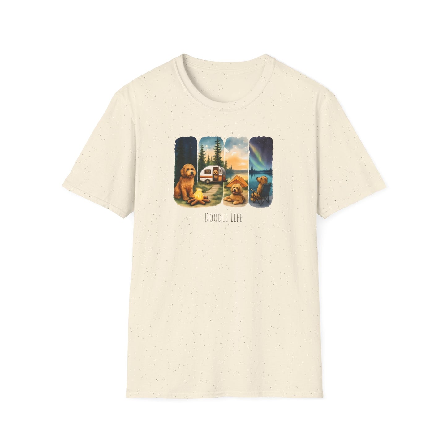 Doodle Life. Travel Dog Lover T-Shirt, Cute Pet Camping Tee, Adventure Shirt, Gifts for Dog Owners, Doodle Travel T-Shirt
