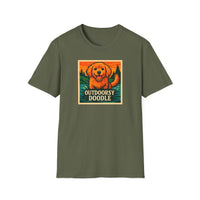 Outdoorsy Doodle, Adventure Dog T-Shirt, Pet Lover Gift, Casual Wear, Nature Lover Tee, Dog Owner Apparel, Doodle Art Shirt