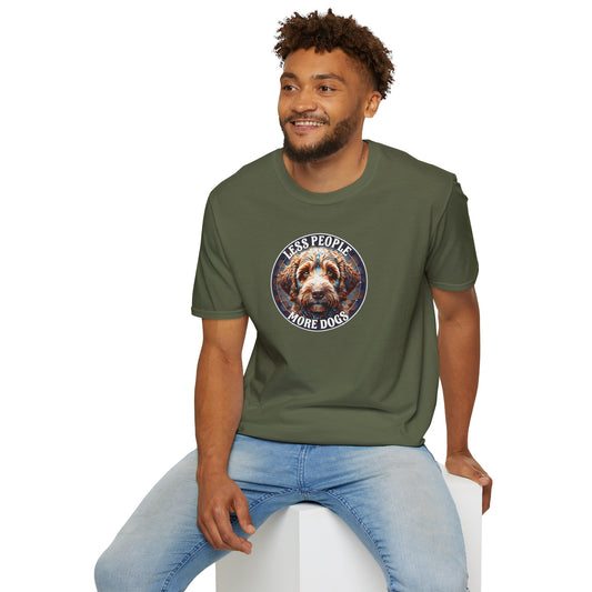 Less People More Dogs, T-Shirt, Funny Dog Lover Tee, Pet Owner Gift, Unisex Animal Shirt, Casual Wear, Doggie Apparel