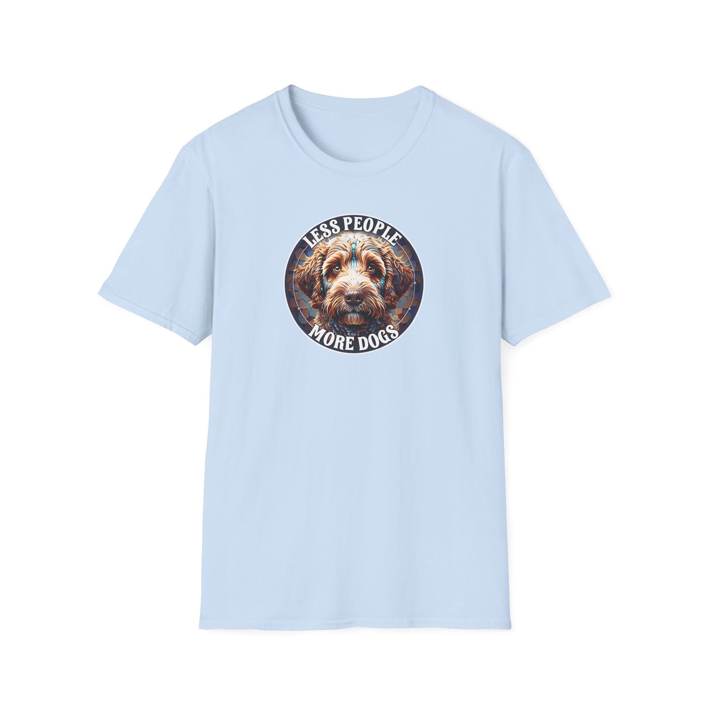 Less People More Dogs, T-Shirt, Funny Dog Lover Tee, Pet Owner Gift, Unisex Animal Shirt, Casual Wear, Doggie Apparel