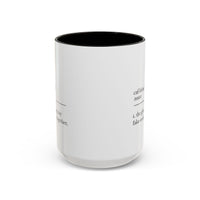 Motivational Coffee Mug - "Caf.feine" - 11oz & 15oz