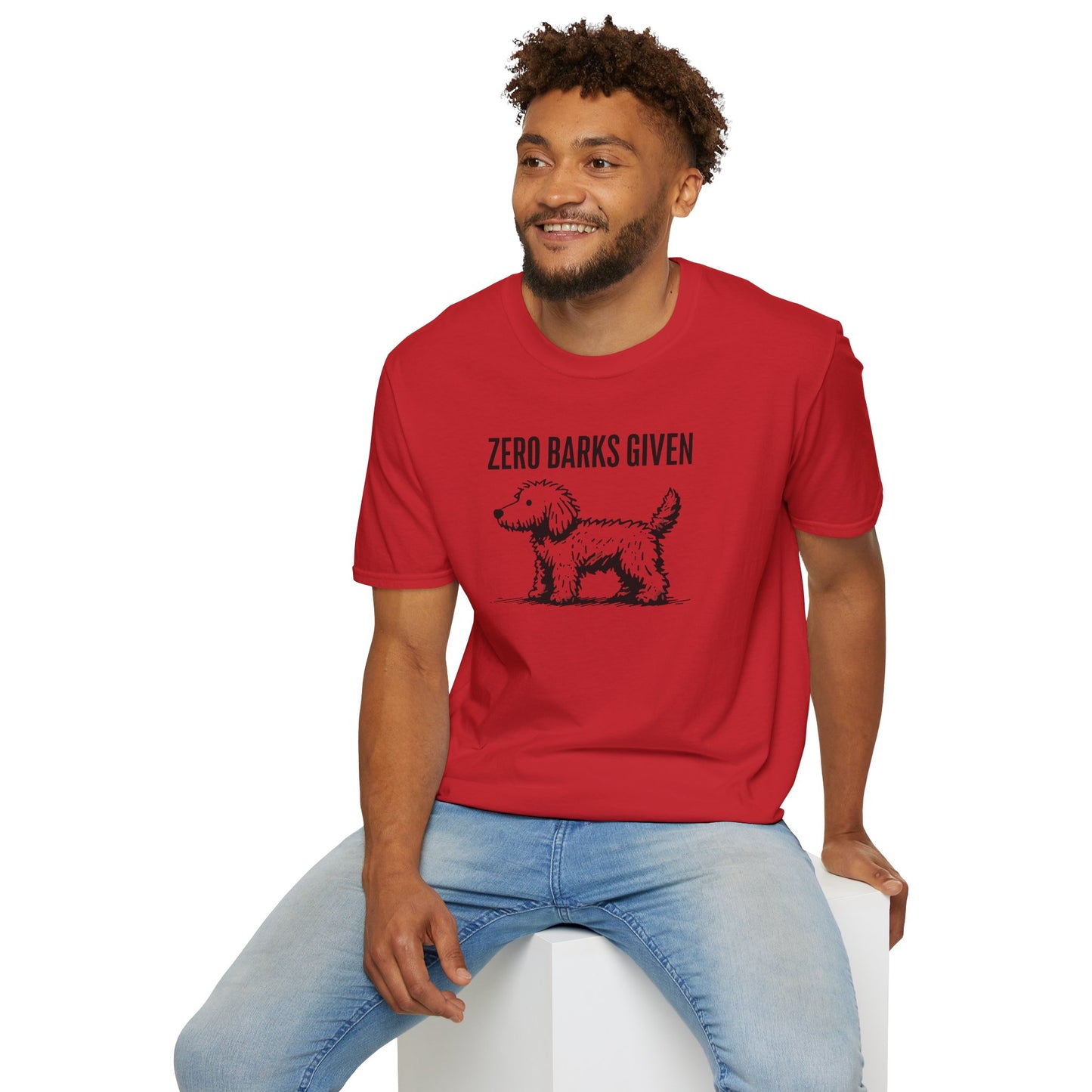 Funny Dog Lover T-Shirt: Zero Barks Given, Pet Owner Gift, Casual Wear, Animal Lover Top, Gift for Dog Moms