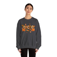 Festive Teacher Sweatshirt, Cozy Fall Apparel, Thanksgiving Gift, Pumpkin Sweater, Autumn Fashion, Teacher Appreciation