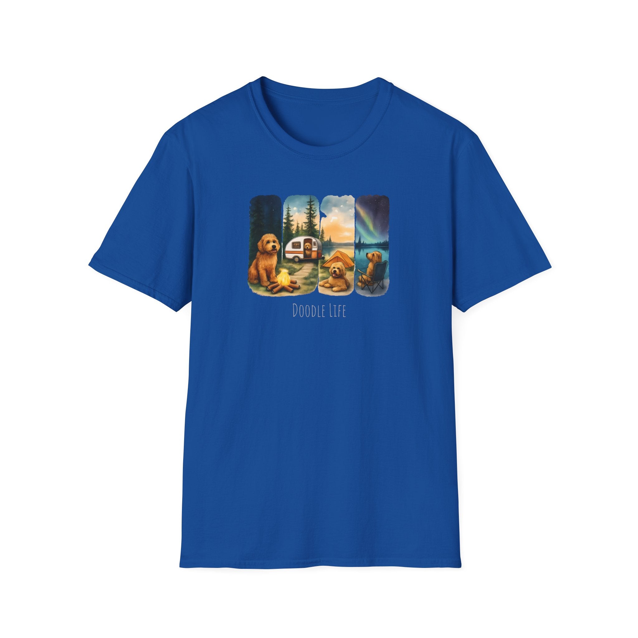 Doodle Life. Travel Dog Lover T-Shirt, Cute Pet Camping Tee, Adventure Shirt, Gifts for Dog Owners, Doodle Travel T-Shirt