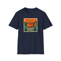 Outdoorsy Doodle, Adventure Dog T-Shirt, Pet Lover Gift, Casual Wear, Nature Lover Tee, Dog Owner Apparel, Doodle Art Shirt