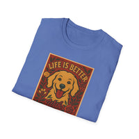 Doodle Pet T-Shirt - Life is Better with a Doodle Design, Cute Pet Shirts and Apparel, Gifts for Mom